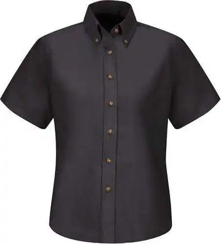 Red Kap Sp81 Women’s Poplin Dress Shirt - Black