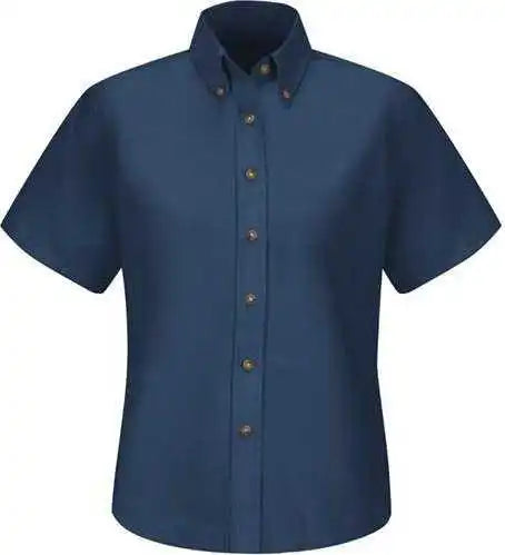 Red Kap Sp81 Women’s Poplin Dress Shirt - Navy