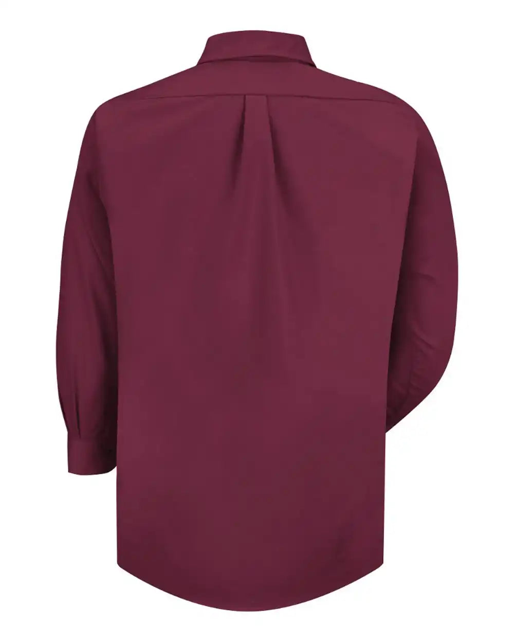 Red Kap Sp90 Poplin Dress Shirt - Burgundy - s