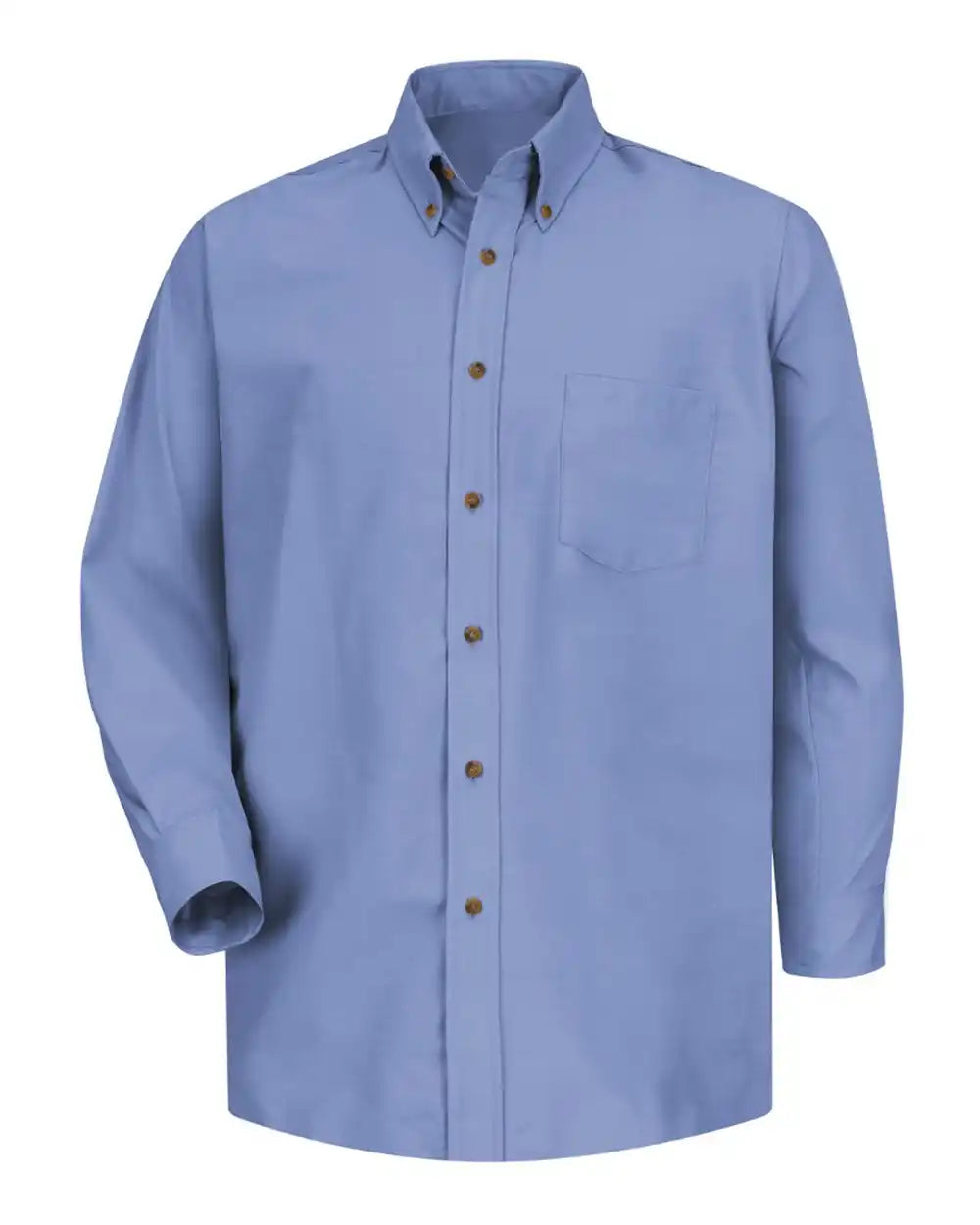 Red Kap Sp90 Poplin Dress Shirt - Light Blue - s