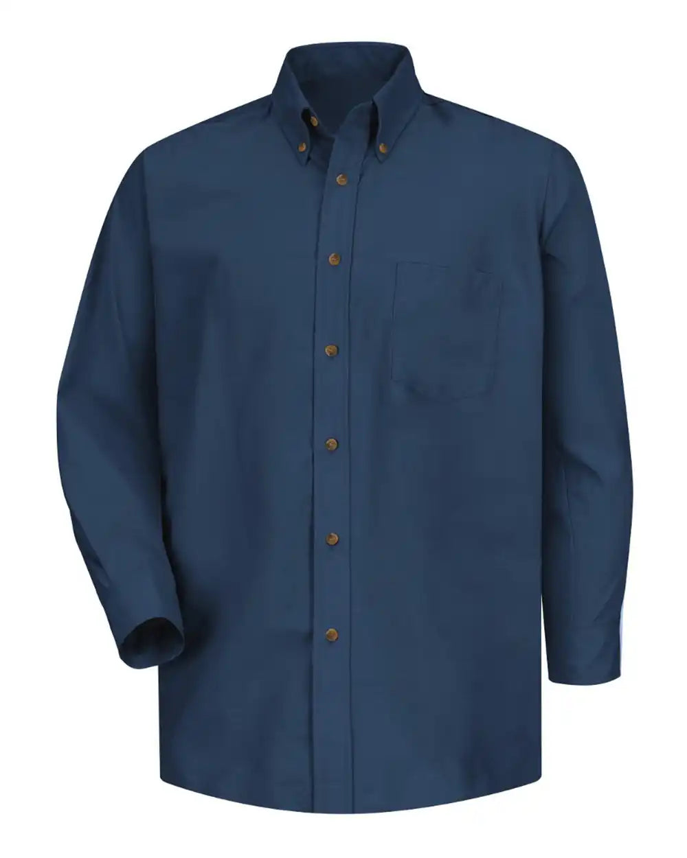 Red Kap Sp90 Poplin Dress Shirt - Navy - s