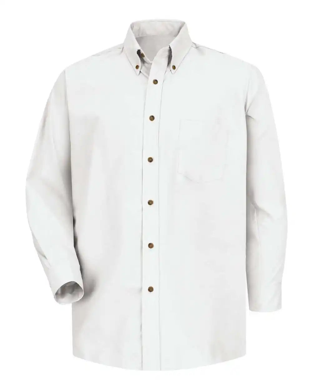 Red Kap Sp90 Poplin Dress Shirt - White - Sleeve 36 37 - 36/37 / l
