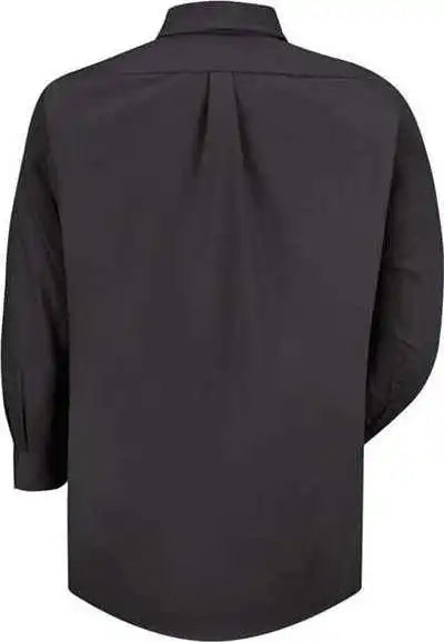 Red Kap Sp90 Poplin Long Sleeve Dress Shirt - Black