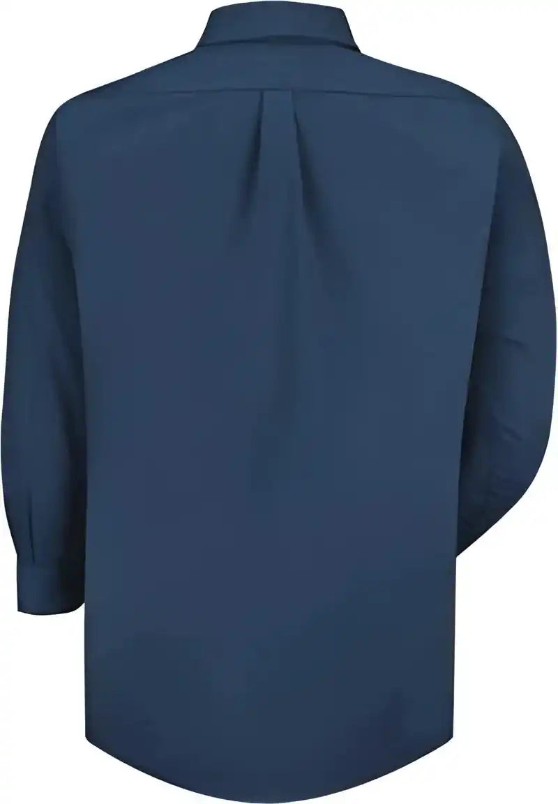Red Kap Sp90 Poplin Long Sleeve Dress Shirt Navy