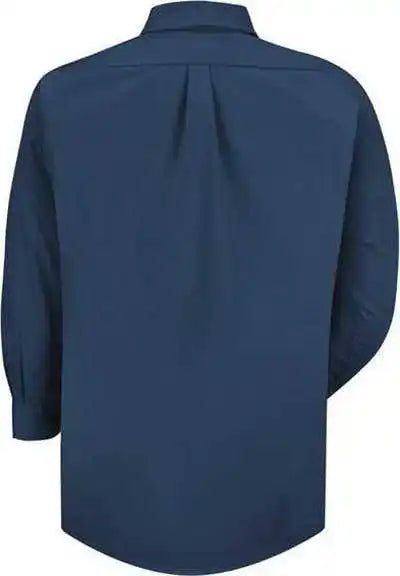 Red Kap Sp90 Poplin Long Sleeve Dress Shirt - Navy