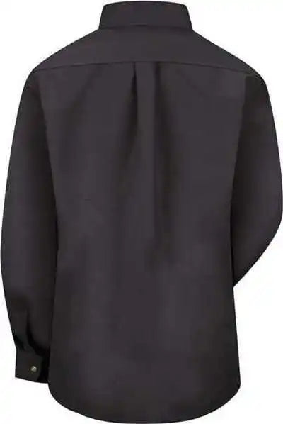 Red Kap Sp91 Women’s Long Sleeve Poplin Dress Shirt - Black
