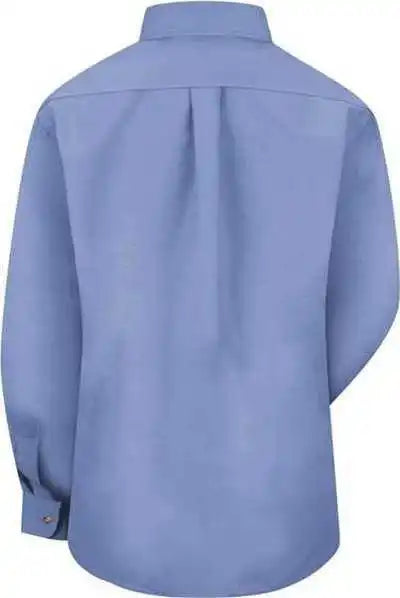 Red Kap Sp91 Women’s Long Sleeve Poplin Dress Shirt - Light Blue