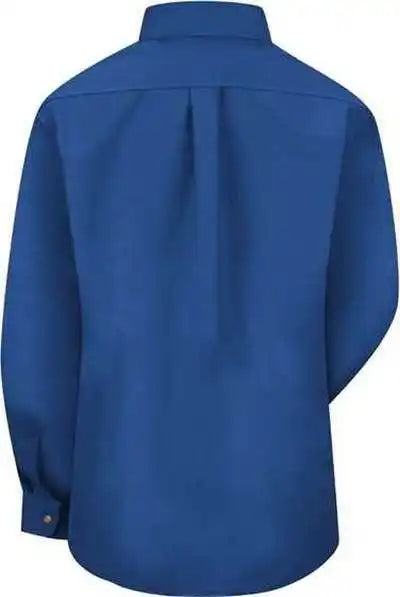 Red Kap Sp91 Women’s Long Sleeve Poplin Dress Shirt - Royal Blue