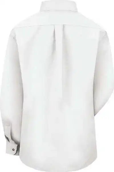 Red Kap Sp91 Women’s Long Sleeve Poplin Dress Shirt - White