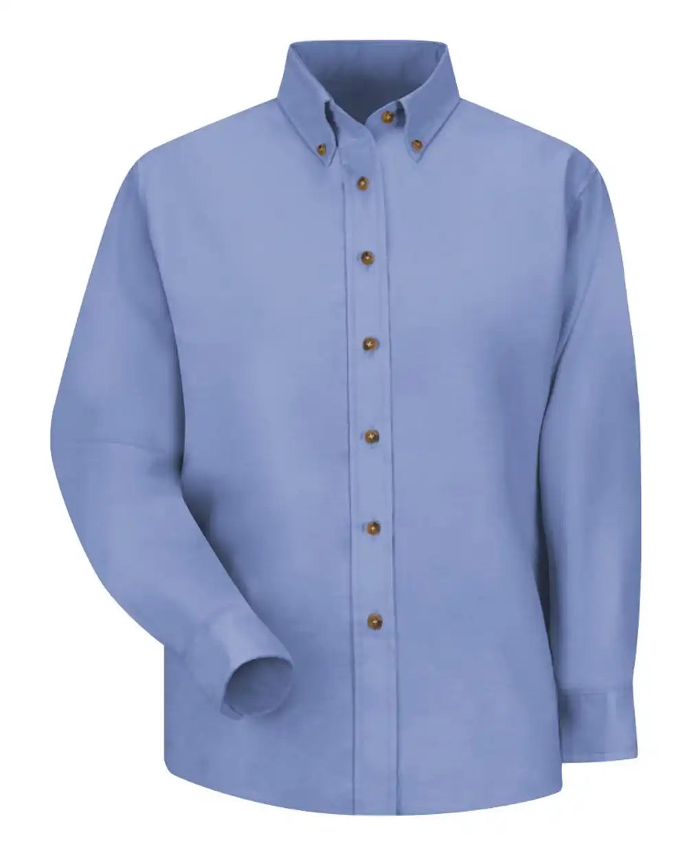 Red Kap Sp91 Women’s Poplin Dress Shirt - Light Blue - 10