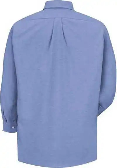 Red Kap Sr70 Executive Oxford Long Sleeve Dress Shirt - Lb-light Blue 35
