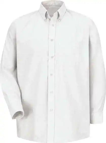 Red Kap Sr70 Executive Oxford Long Sleeve Dress Shirt White 32