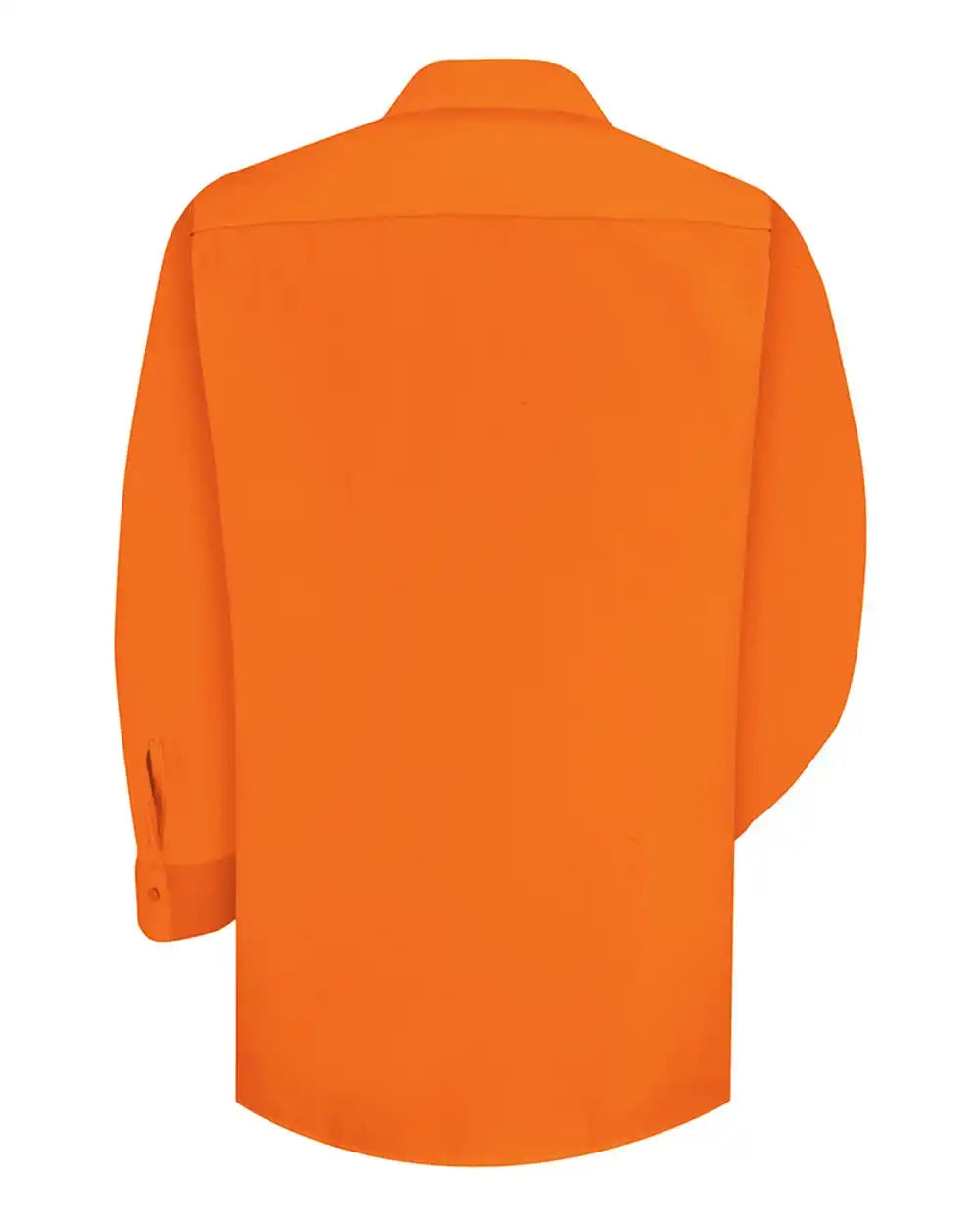 Red Kap Ss14 Enhanced Visibility Long Sleeve Work Shirt - For. Orange - s