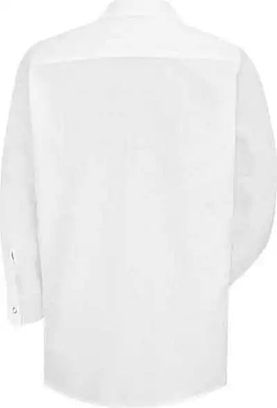 Red Kap Ss16 Long Sleeve Specialized Polyester Work Shirt White