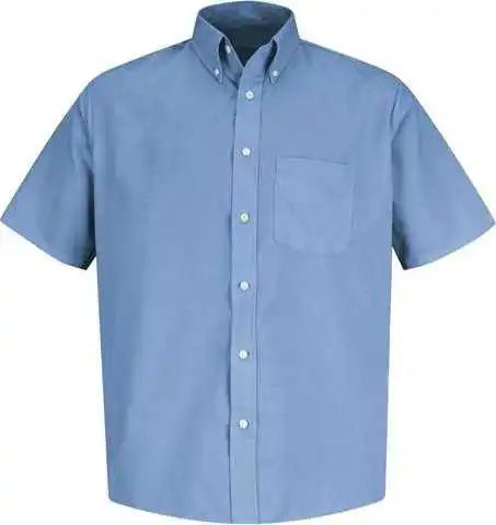 Red Kap Ss46 Easy Care Short Sleeve Dress Shirt - Light Blue