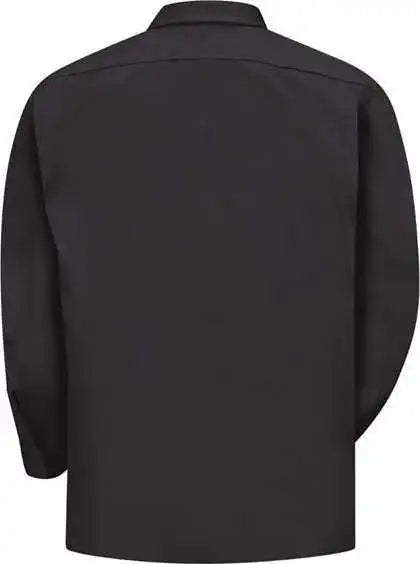 Red Kap St52 Utility Long Sleeve Work Shirt - Black