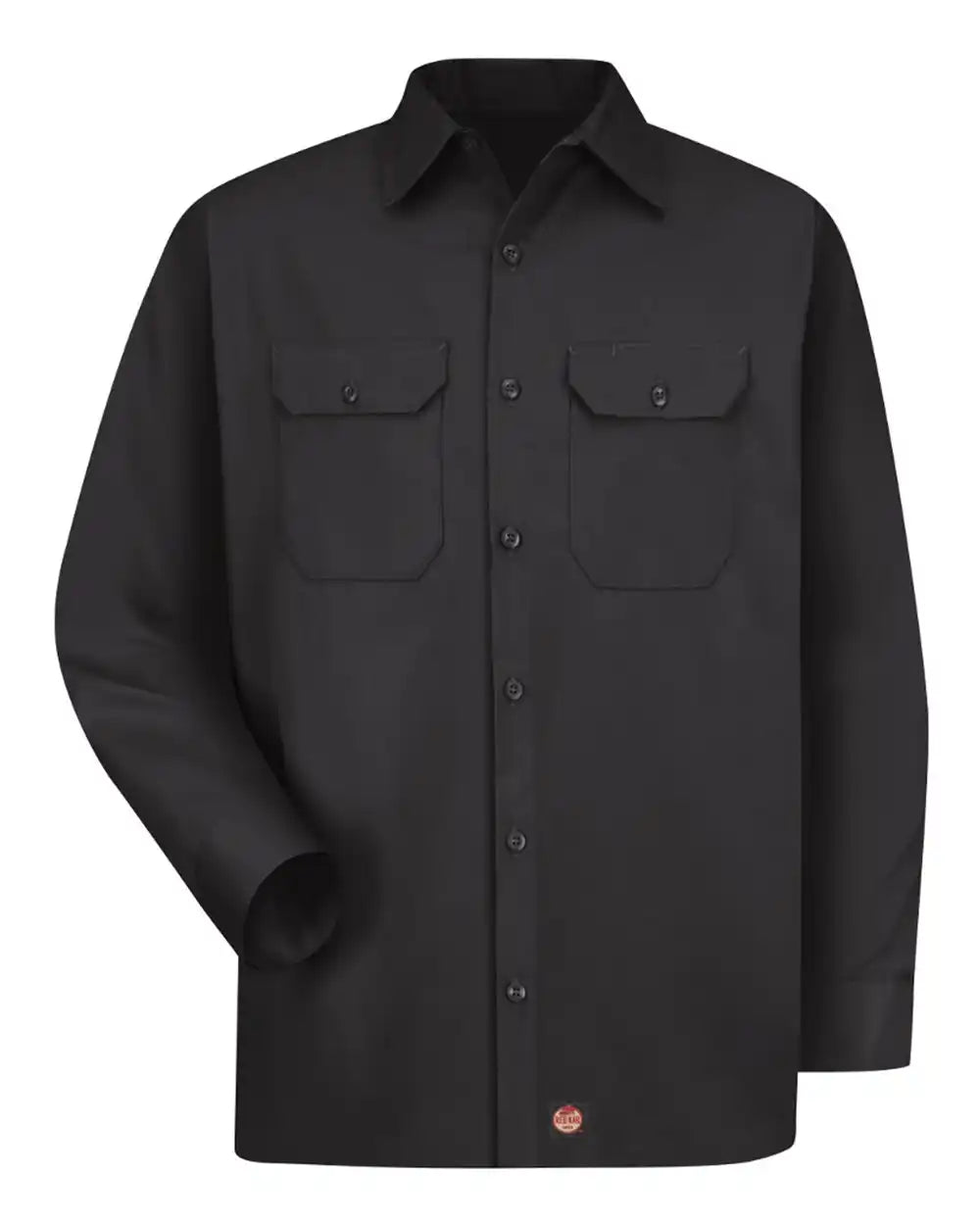 Red Kap St52 Utility Long Sleeve Work Shirt - Black - s