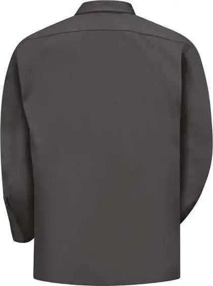 Red Kap St52 Utility Long Sleeve Work Shirt Charcoal