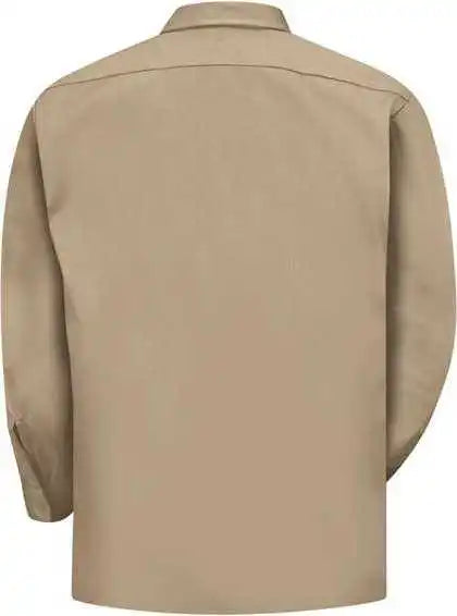 Red Kap St52 Utility Long Sleeve Work Shirt Khaki
