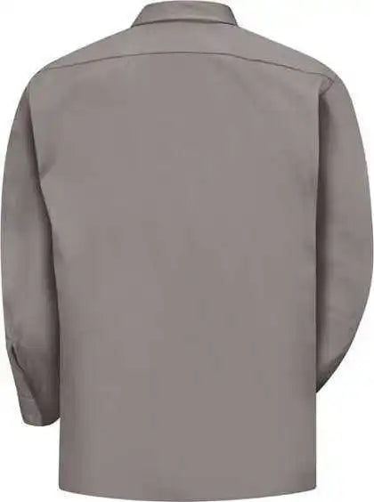 Red Kap St52 Utility Long Sleeve Work Shirt - Silver Gray