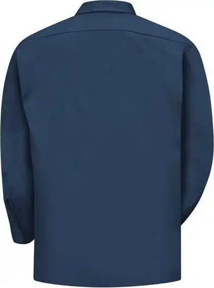 Red Kap St52l Utility Long Sleeve Work Shirt Sizes - Navy