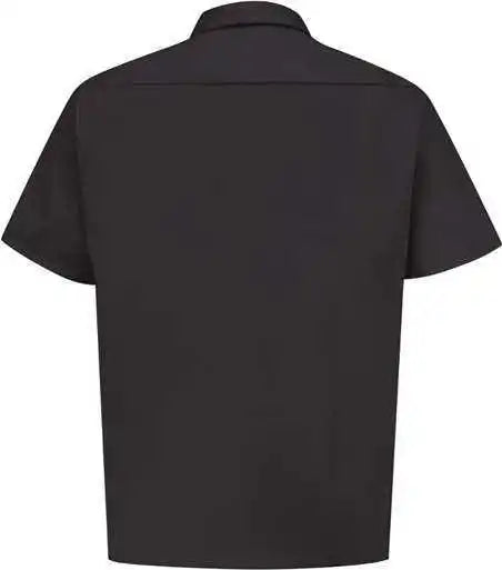 Red Kap St62 Utility Short Sleeve Work Shirt Black