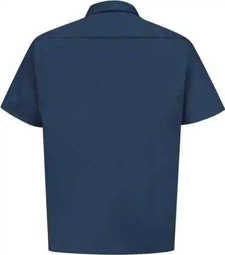 Red Kap St62 Utility Short Sleeve Work Shirt Navy