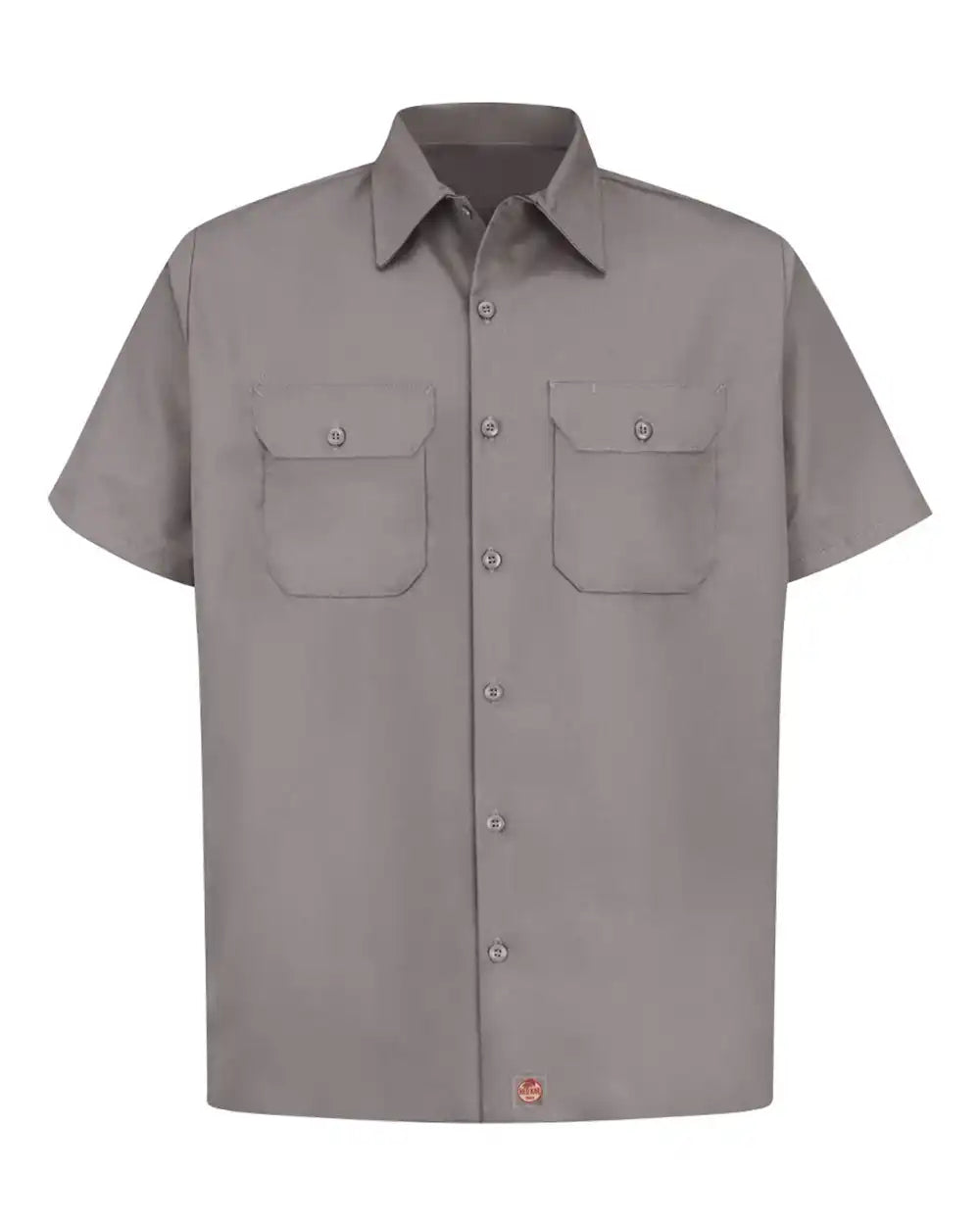 Red Kap St62 Utility Short Sleeve Work Shirt - Silver Grey - s