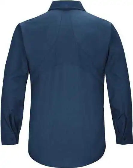 Red Kap Sx10 Mimix Long Sleeve Work Shirt Navy