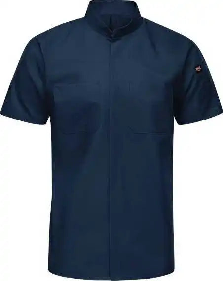 Red Kap Sx46 Mimix Pro + Short Sleeve Work Shirt with Oilblok Navy