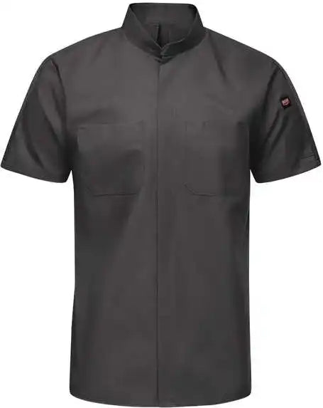Red Kap Sx46t Mimix Pro + Short Sleeve Work Shirt with Oilblok - Tall Sizes - Charcoal