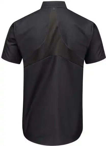 Red Kap Sx46t Mimix Pro + Short Sleeve Work Shirt with Oilblok Tall Sizes Black