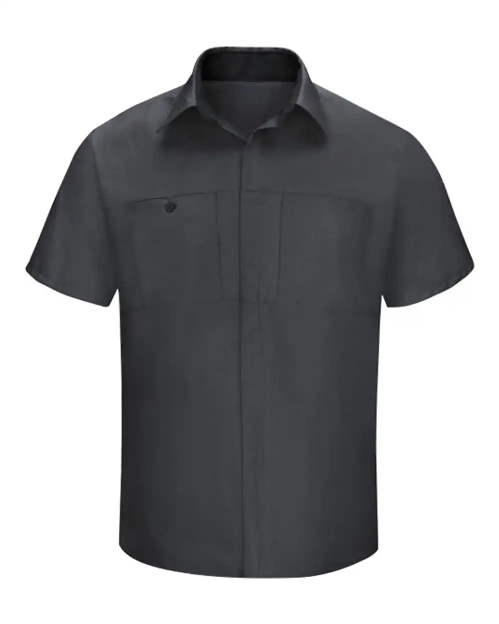 Red Kap Sy42 Performance Plus Short Sleeve Shirt with Oilblok Technology - Charcoal Black - Charcoal/ / s
