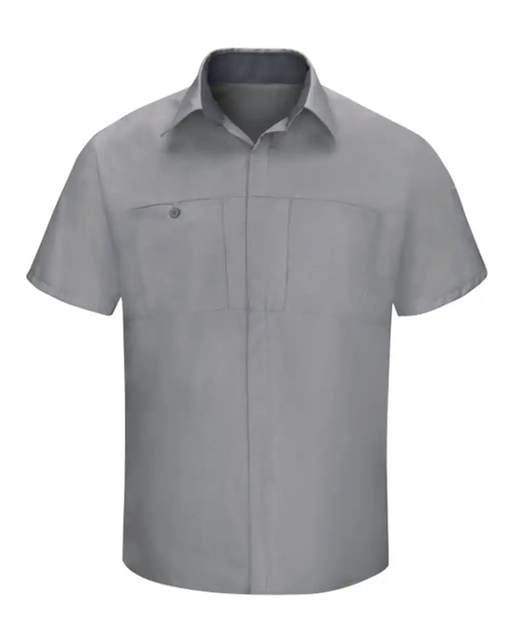 Red Kap Sy42 Performance Plus Short Sleeve Shirt with Oilblok Technology - Light Grey Charcoal - Grey/ / s