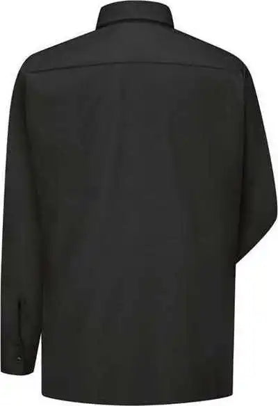 Red Kap Sy50 Ripstop Long Sleeve Shirt Black