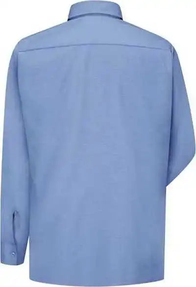 Red Kap Sy50 Ripstop Long Sleeve Shirt Light Blue