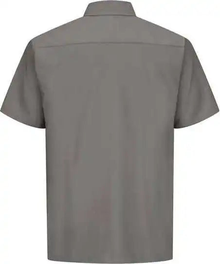 Red Kap Sy60 Ripstop Short Sleeve Work Shirt Gy Gray
