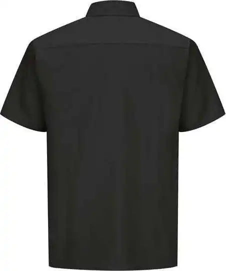 Red Kap Sy60l Ripstop Short Sleeve Work Shirt Long Sizes Black