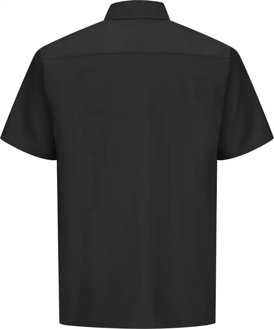 Red Kap Sy60t Ripstop Short Sleeve Work Shirt - Tall Sizes - Black - Lt