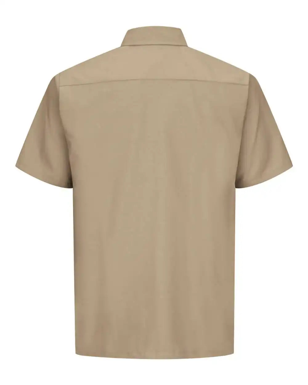 Red Kap Sy60t Ripstop Short Sleeve Work Shirt - Tall Sizes - Khaki - Lt