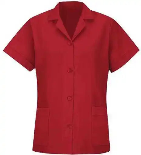 Red Kap Tp23 Women’s Loose Fit Short Sleeve Button Smock
