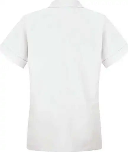 Red Kap Tp23 Women’s Loose Fit Short Sleeve Button Smock - White