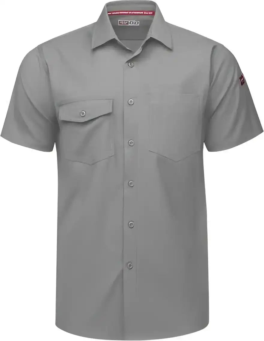 Red Kap Tsm2 Cooling Work Shirt Gravel