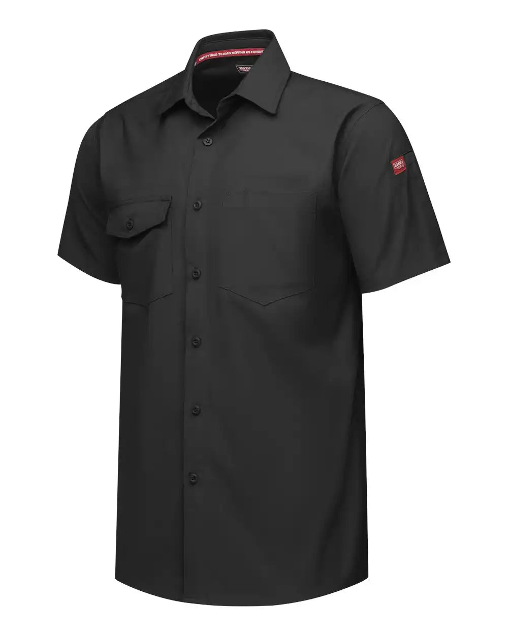 Red Kap Tsm2t Cooling Work Shirt - Tall Sizes - Black
