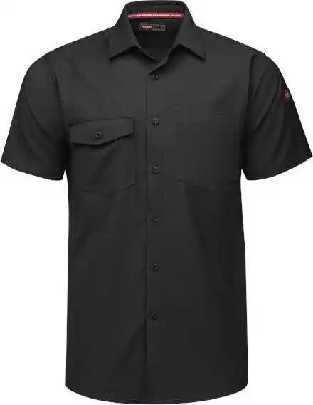 Red Kap Tsm2t Cooling Work Shirt Tall Sizes Black