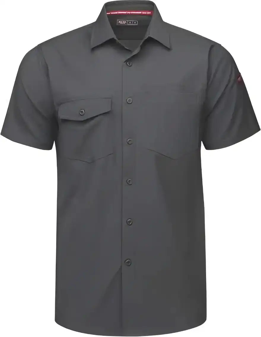 Red Kap Tsm2t Cooling Work Shirt Tall Sizes Carbon