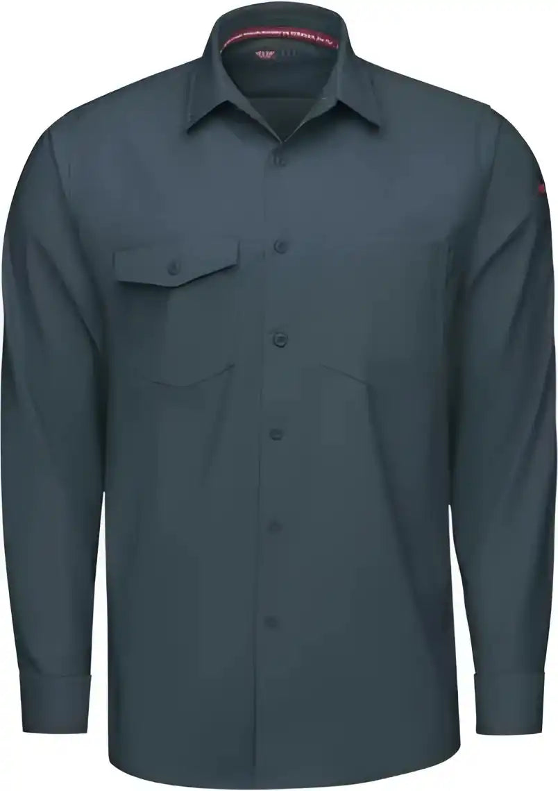 Red Kap Tsm4 Cooling Long Sleeve Work Shirt - Arctic