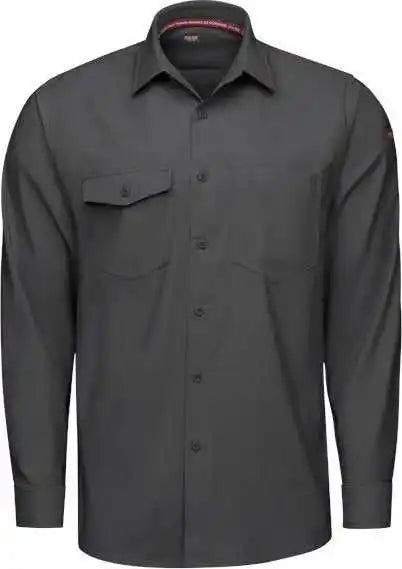 Red Kap Tsm4t Cooling Long Sleeve Work Shirt Tall Sizes Carbon