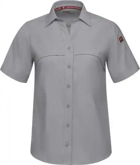 Red Kap Tsw1 Women’s Cooling Work Shirt - Gravel