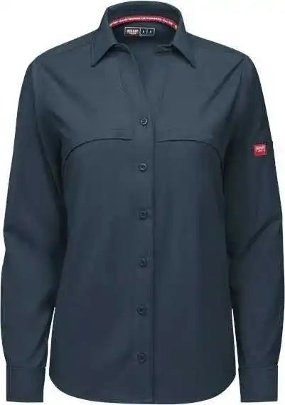 Red Kap Tsw3 Women’s Cooling Long Sleeve Work Shirt Arctic
